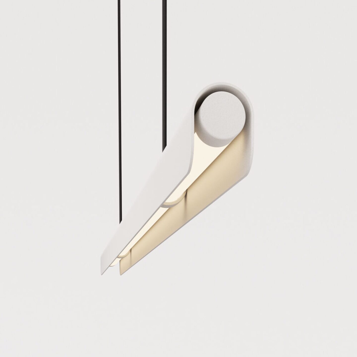 U Fold Linear 246 Rough White